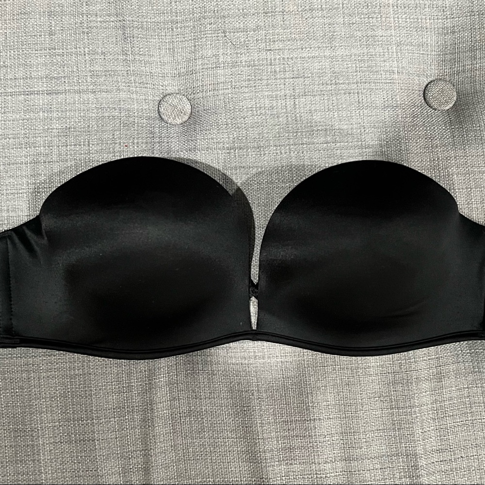 Black Victoria's Secret Bombshell Strapless Bra